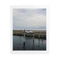 Mitsubishi Pajero Evolution Dockside Art Print