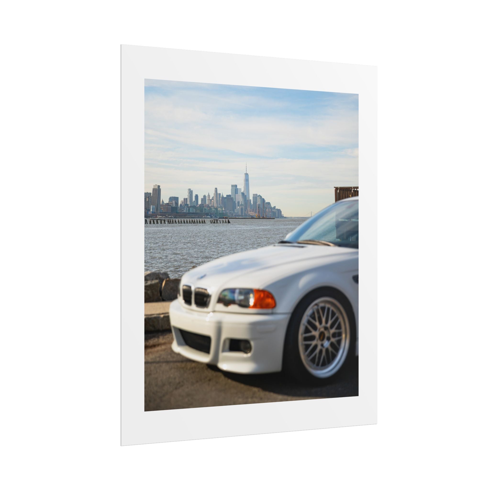 BMW E46 M3 X NYC Skyline Art Print