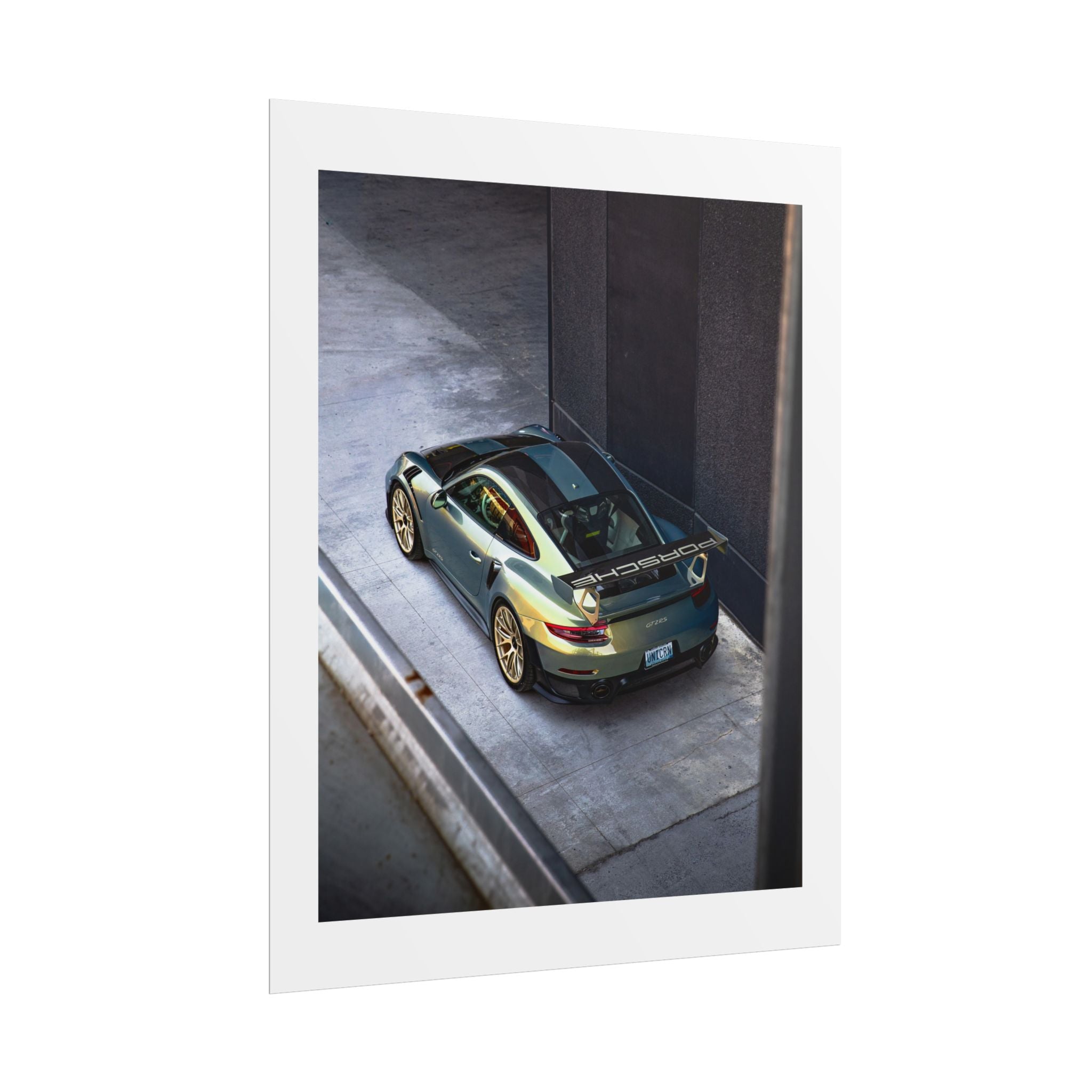 Porsche 991 GT2 RS "Urban Bamboo Chromaflair" Art Print