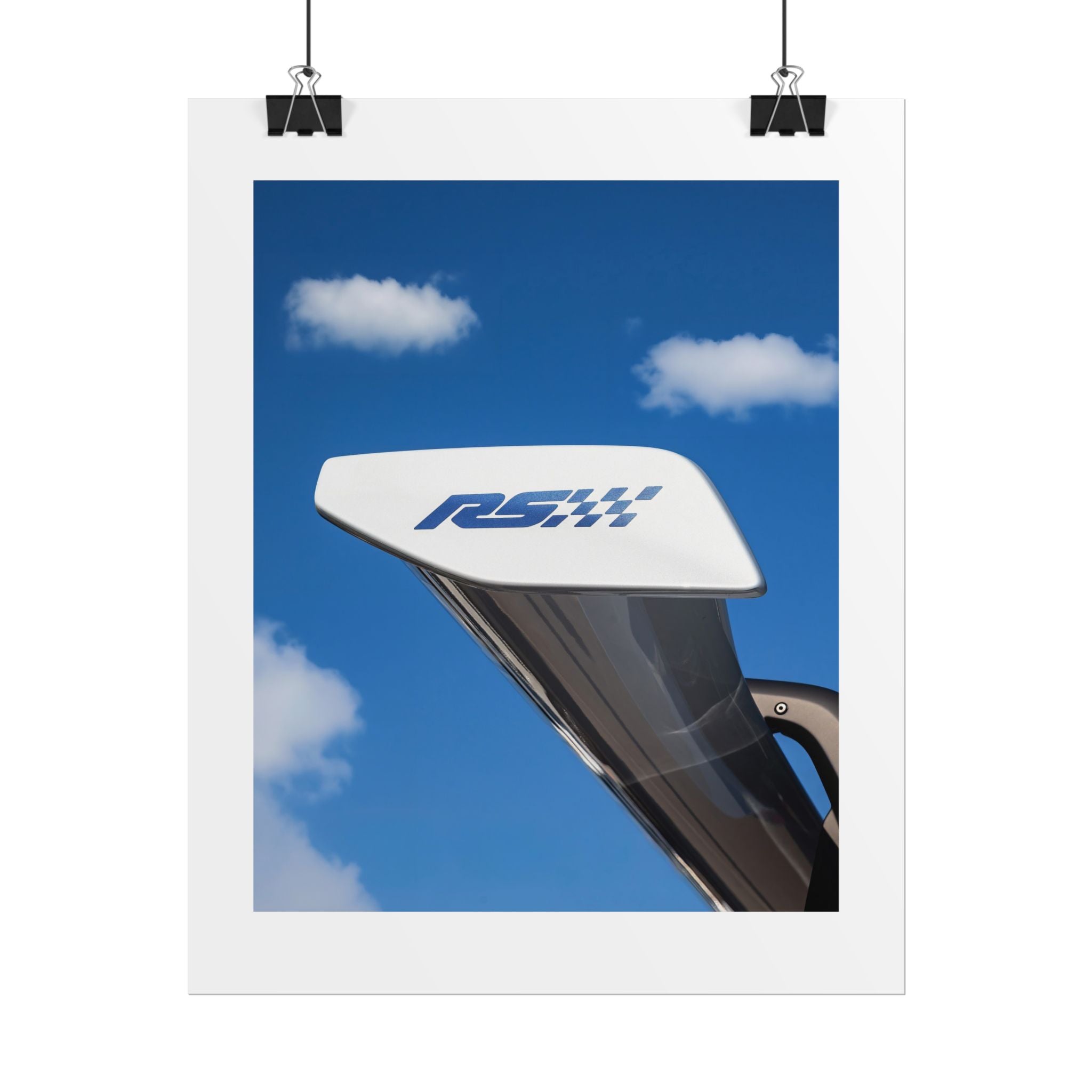 992 GT3 RS "Wing Study" Art Print