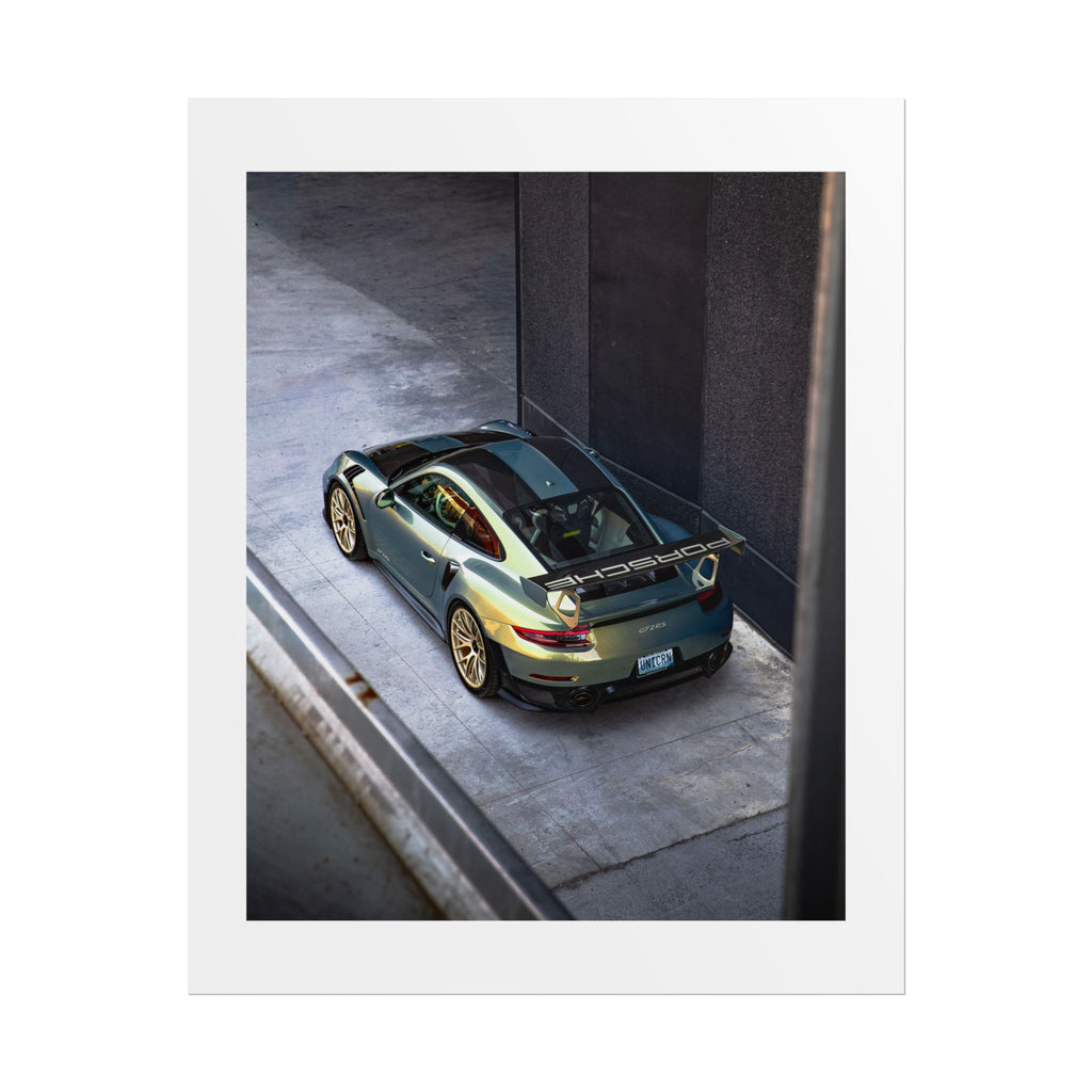 Porsche 991 GT2 RS "Urban Bamboo Chromaflair" Art Print