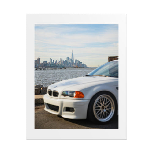 BMW E46 M3 X NYC Skyline Art Print