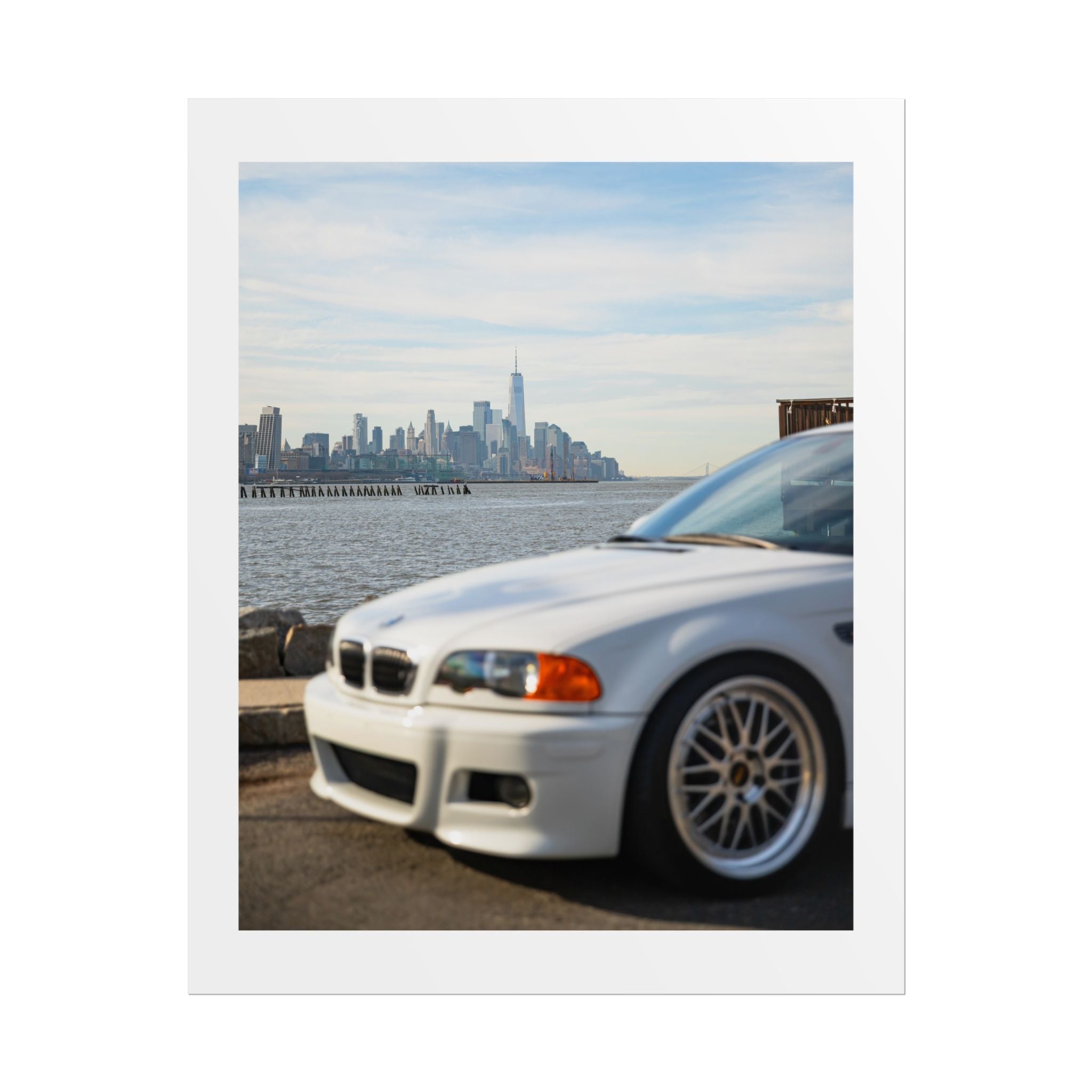 BMW E46 M3 X NYC Skyline Art Print