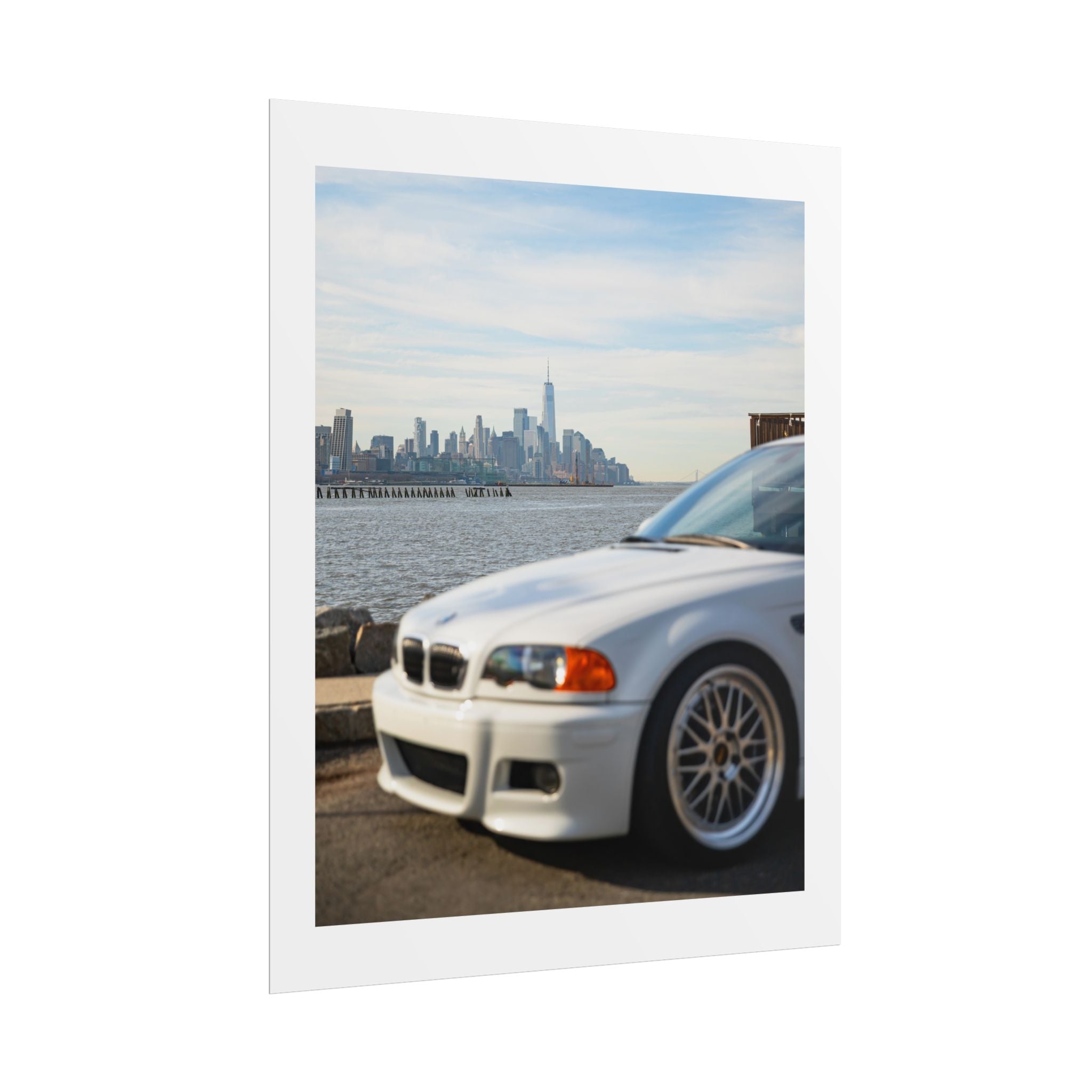 BMW E46 M3 X NYC Skyline Art Print